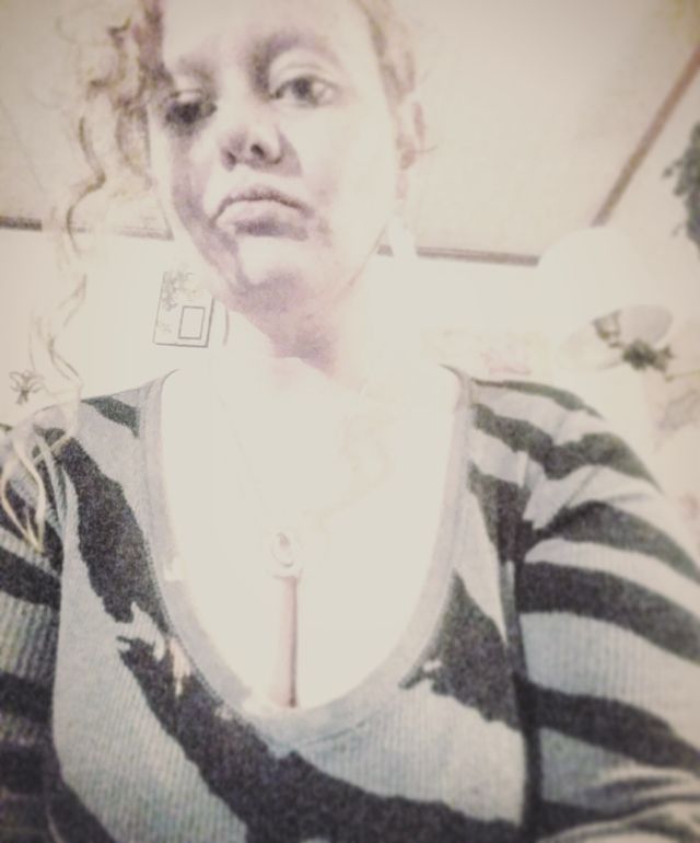 Woman who possibly has resting bitch face.