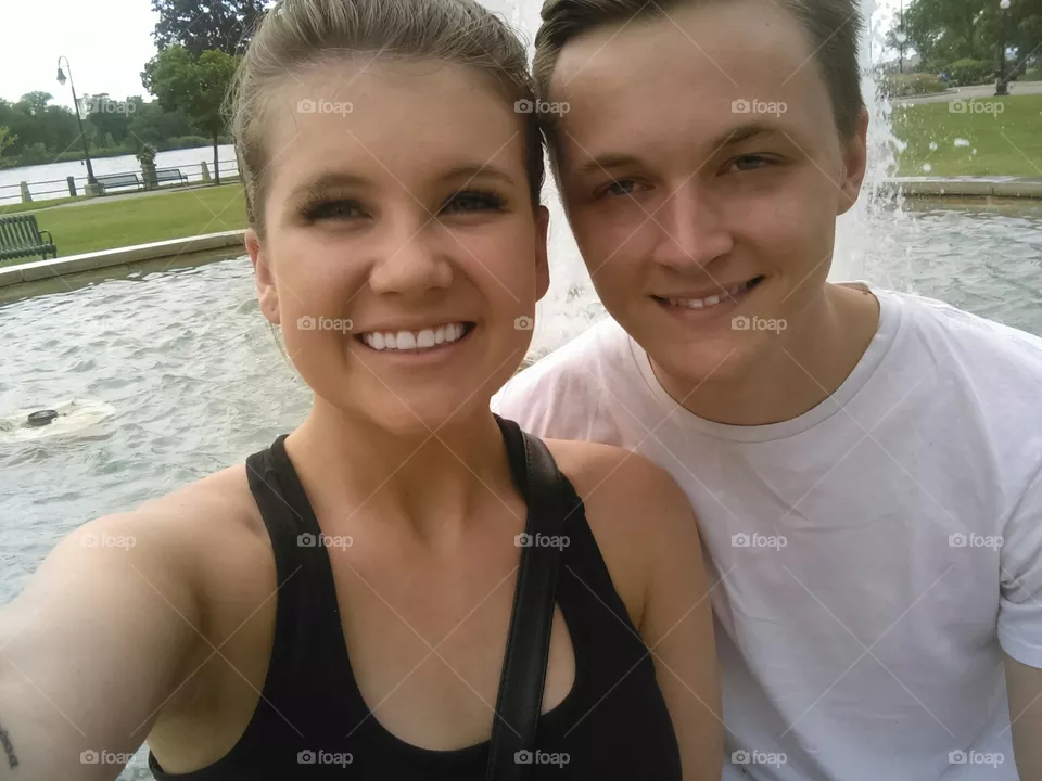 Woman, Man, Togetherness, Facial Expression, Outdoors