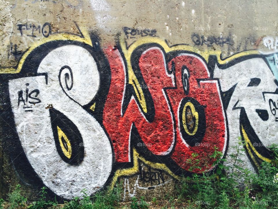 Graffiti, Vandalism, Spray, Signature, Wall