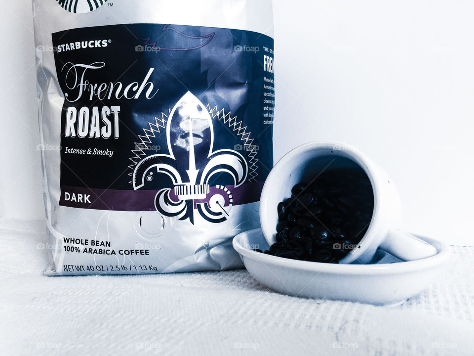 Starbucks French roast coffee beans