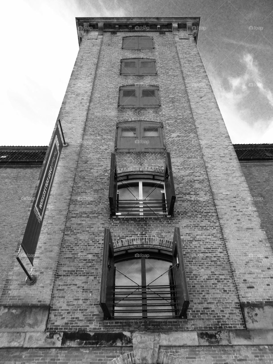 Old grainery . Old grainery loading tower denmark