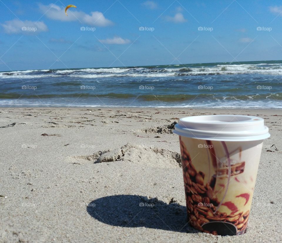 coffee wasser wellen sonne wind