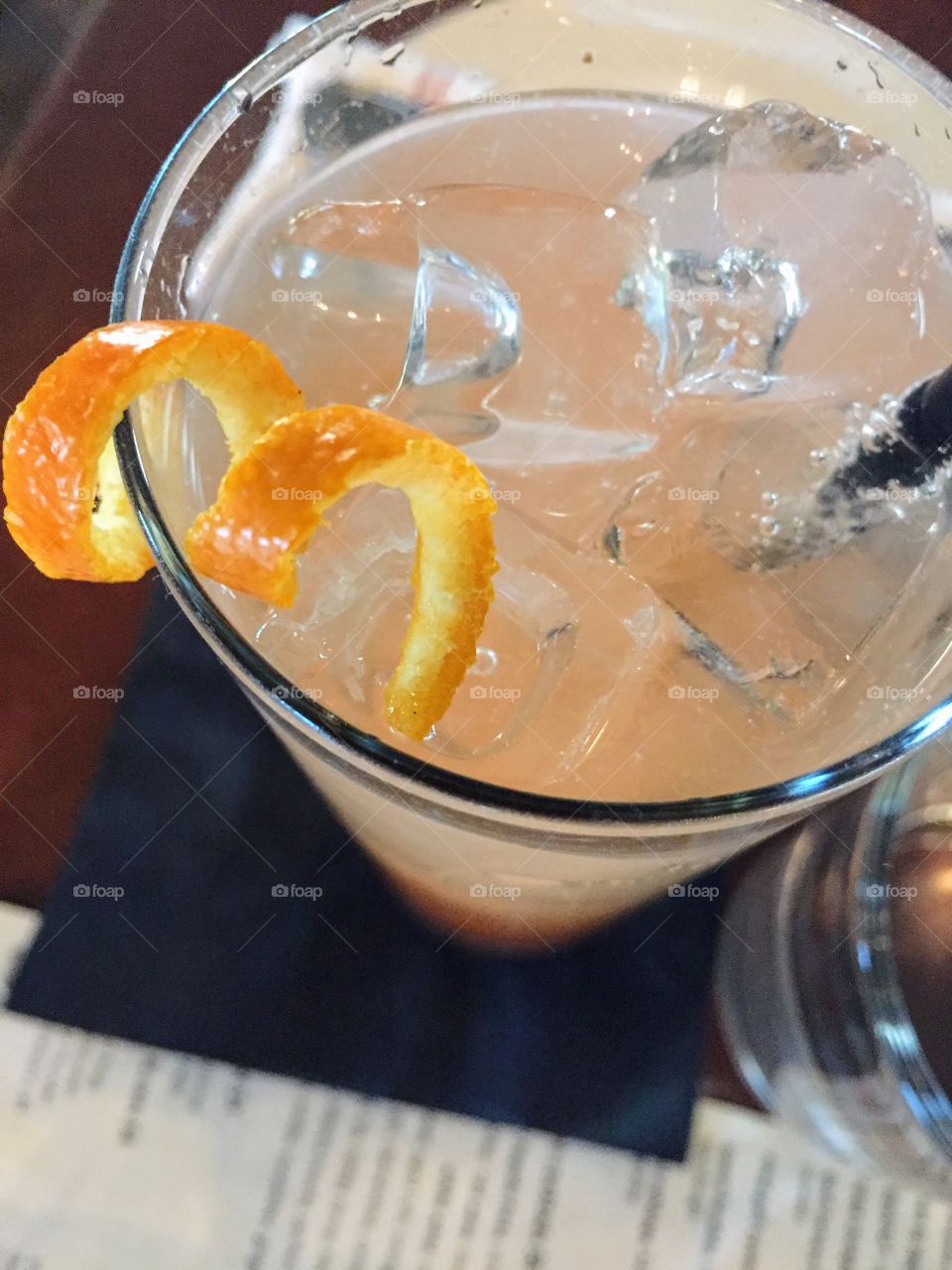 Orange gin 