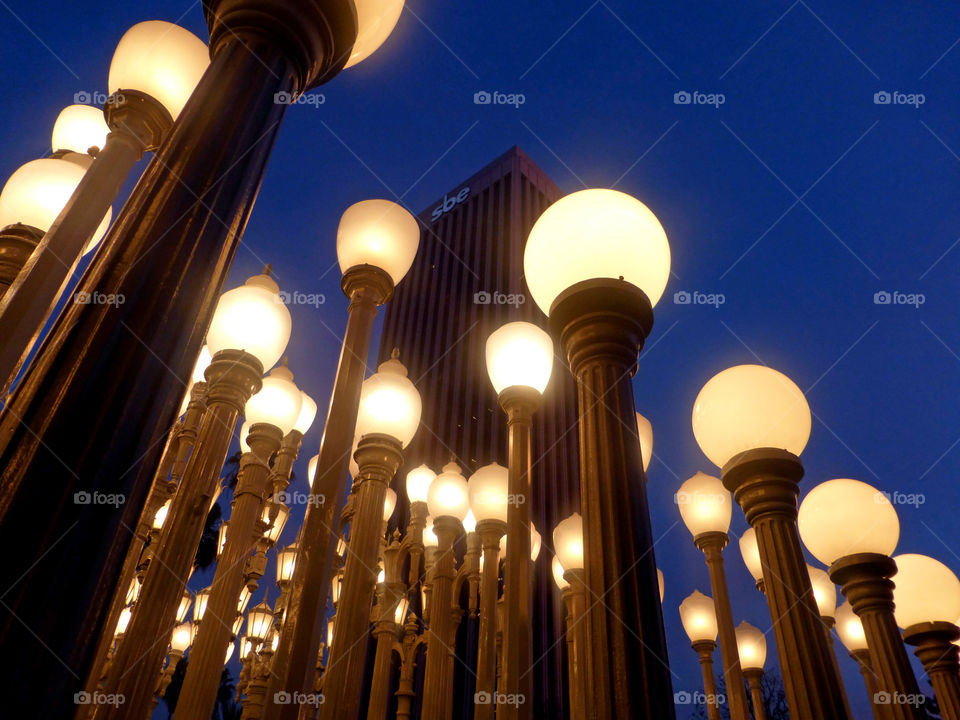 urban lights, LACMA, California