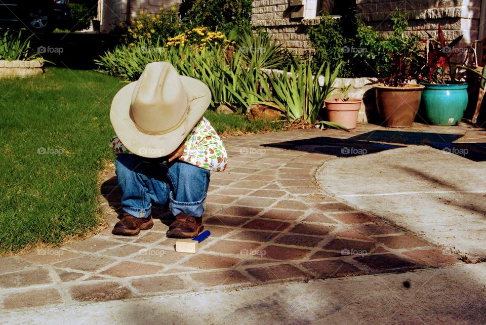 Cowboys come in all shapes and sizes, so it is never too early in becoming the finest cowboy in the neighborhood.
