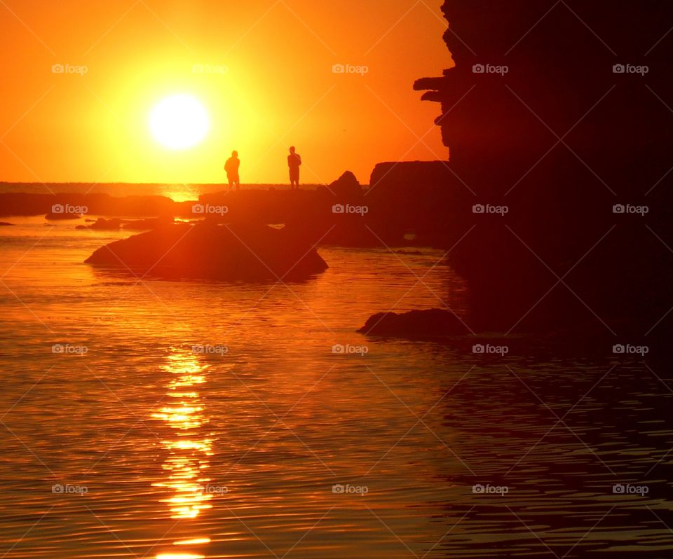 Sunset, Dawn, Water, Evening, Sun