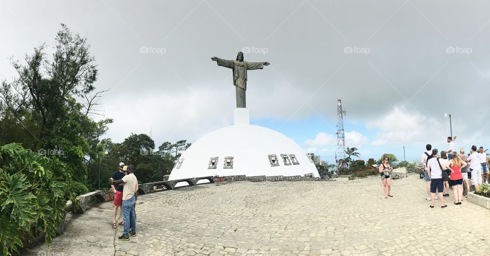 Jesus statue at Puerto Plata