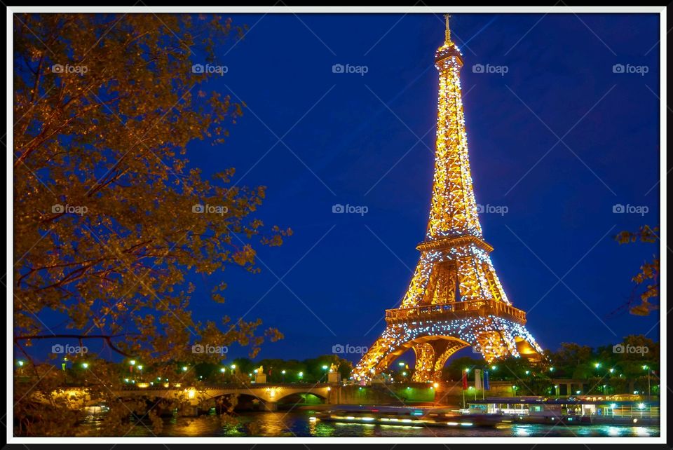 An evening in Paris. A long-awaited vacation destination. 