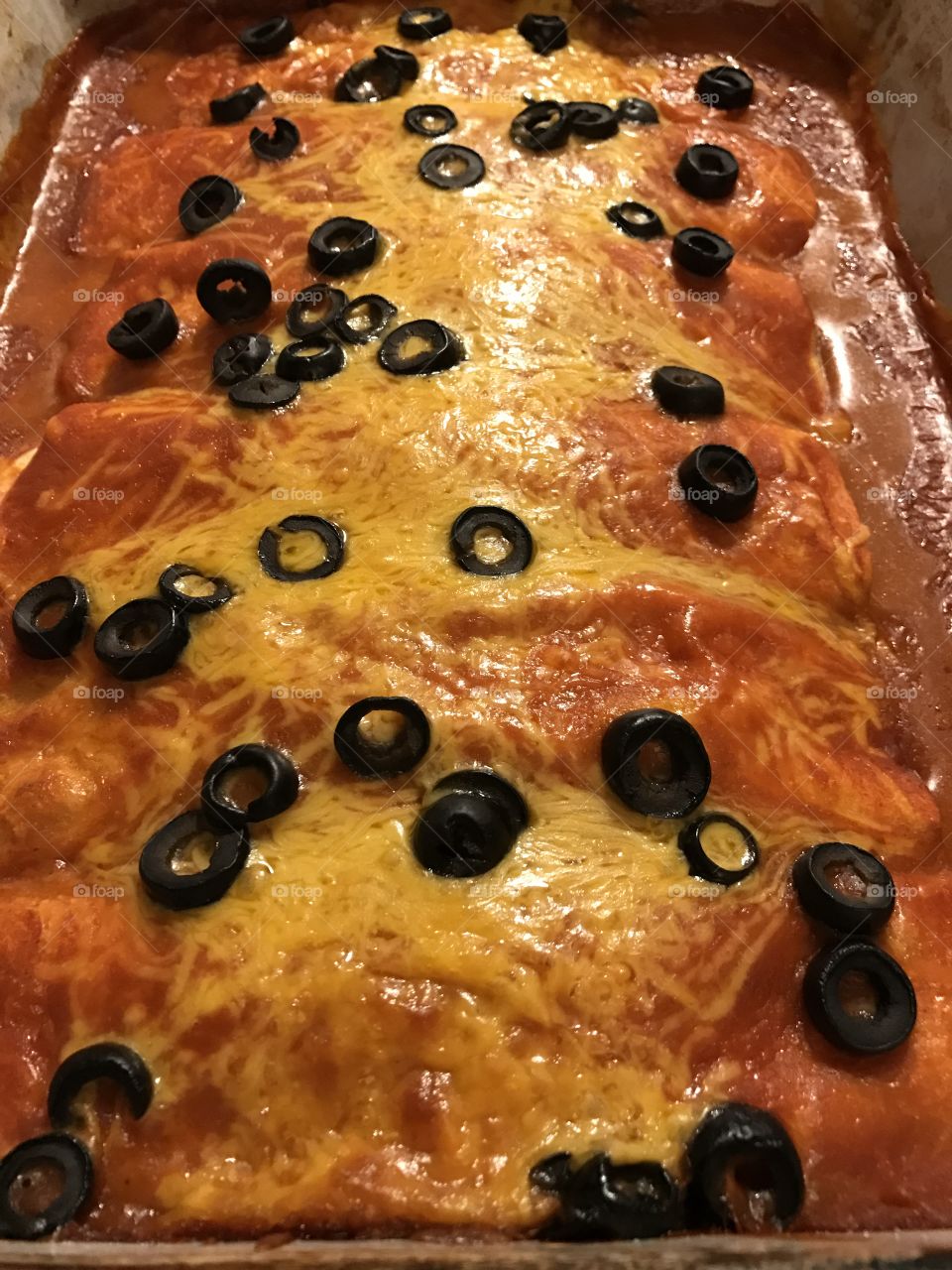 Homemade enchiladas 
