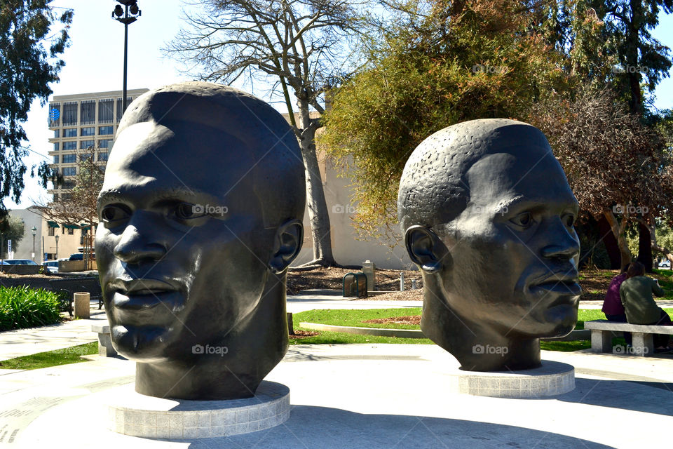Jackie & Mark Robinson Statue 