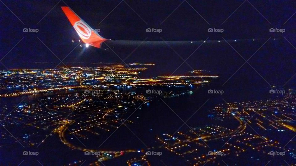 vôo gol noite viagem