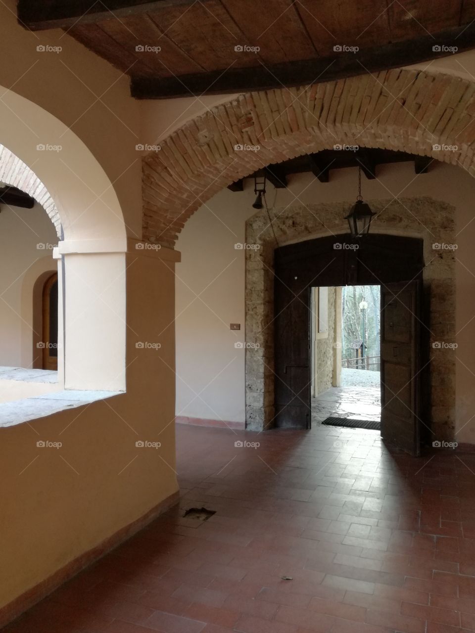 Exit from the cloister