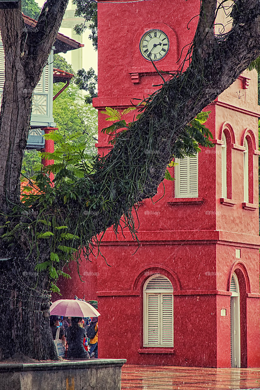 Clock tower in Malacca