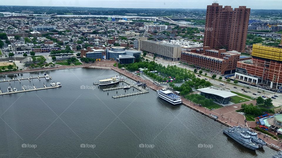 Baltimore inner harbor views