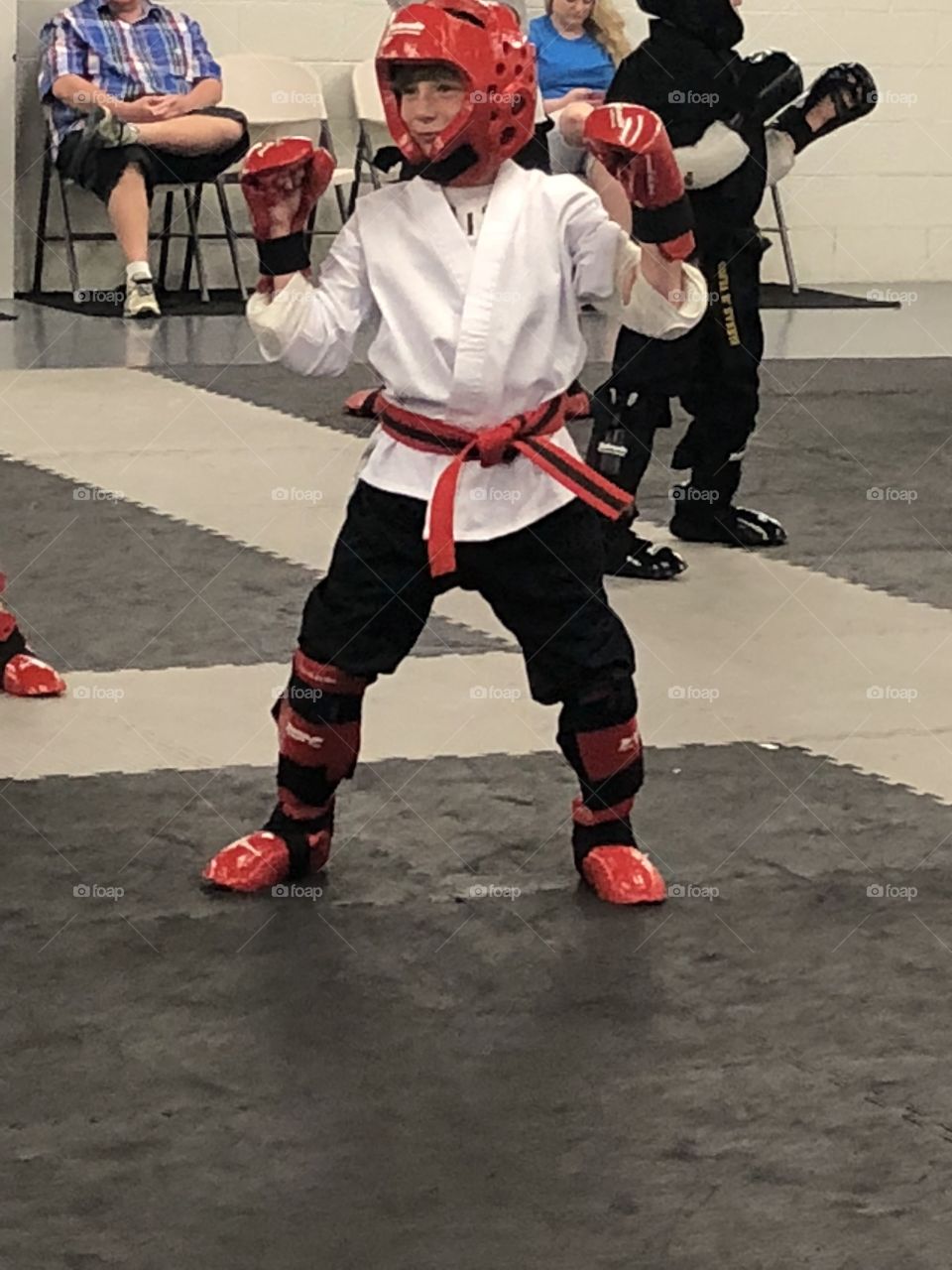 Karate kid sparing