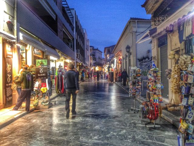 The Plaka, tourist hot area!