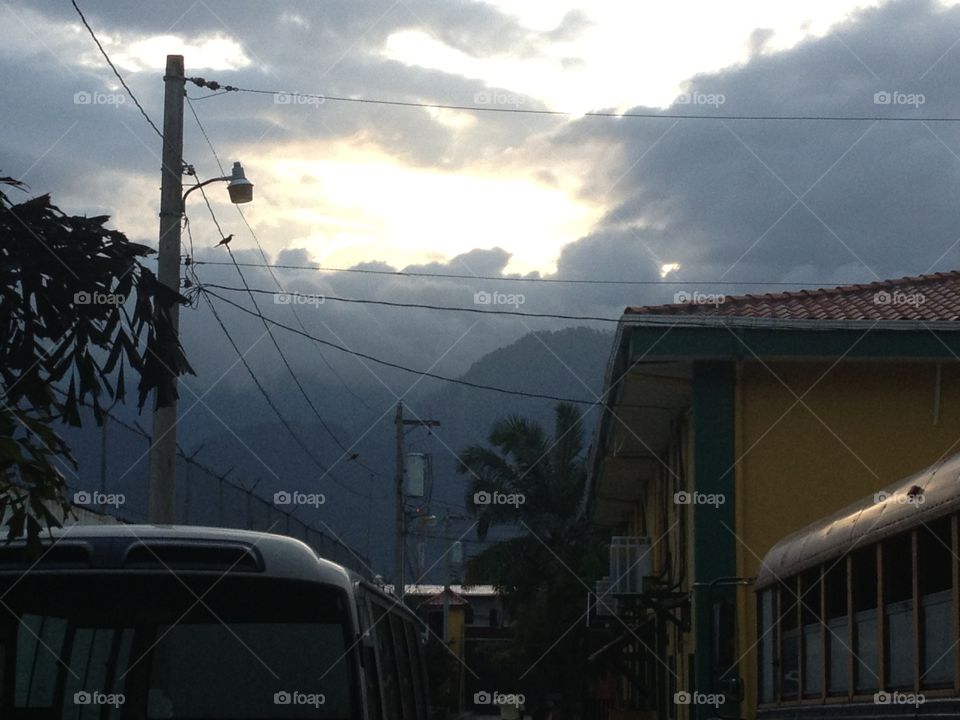Sunrise in Honduras