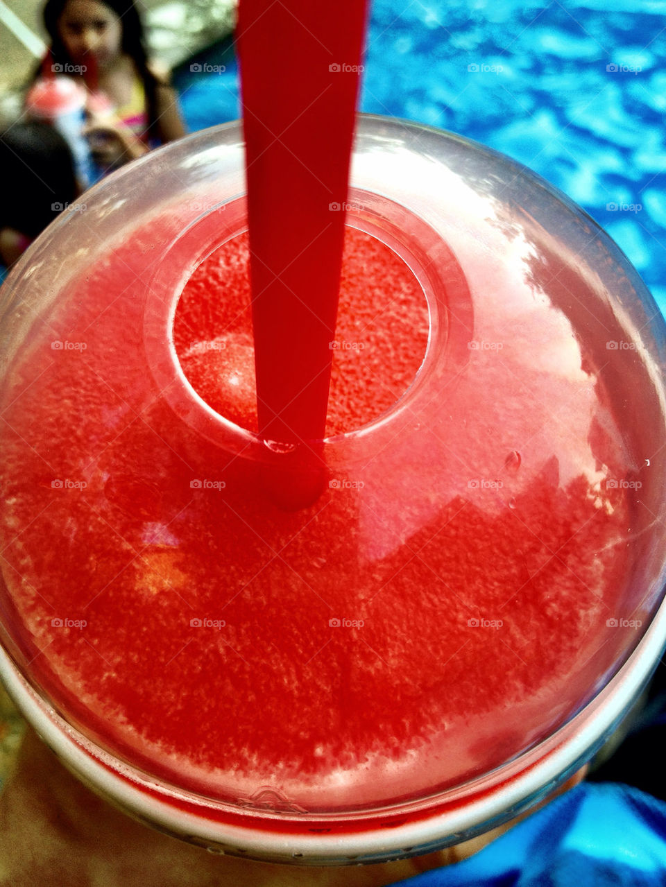 red cold drink straw by llthlum