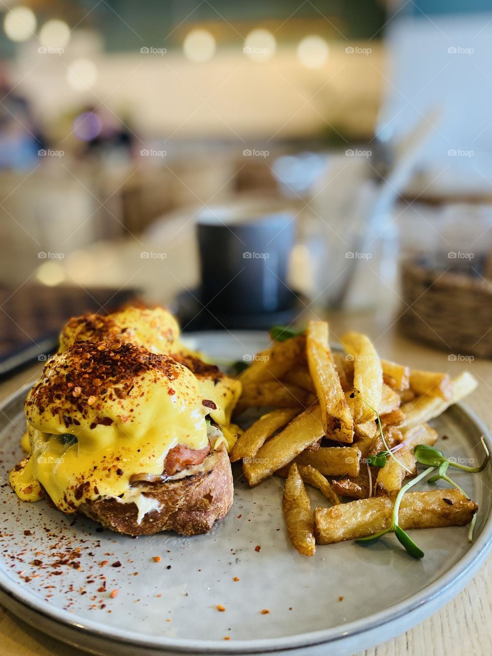 Breakfast- Bacon and Chips 