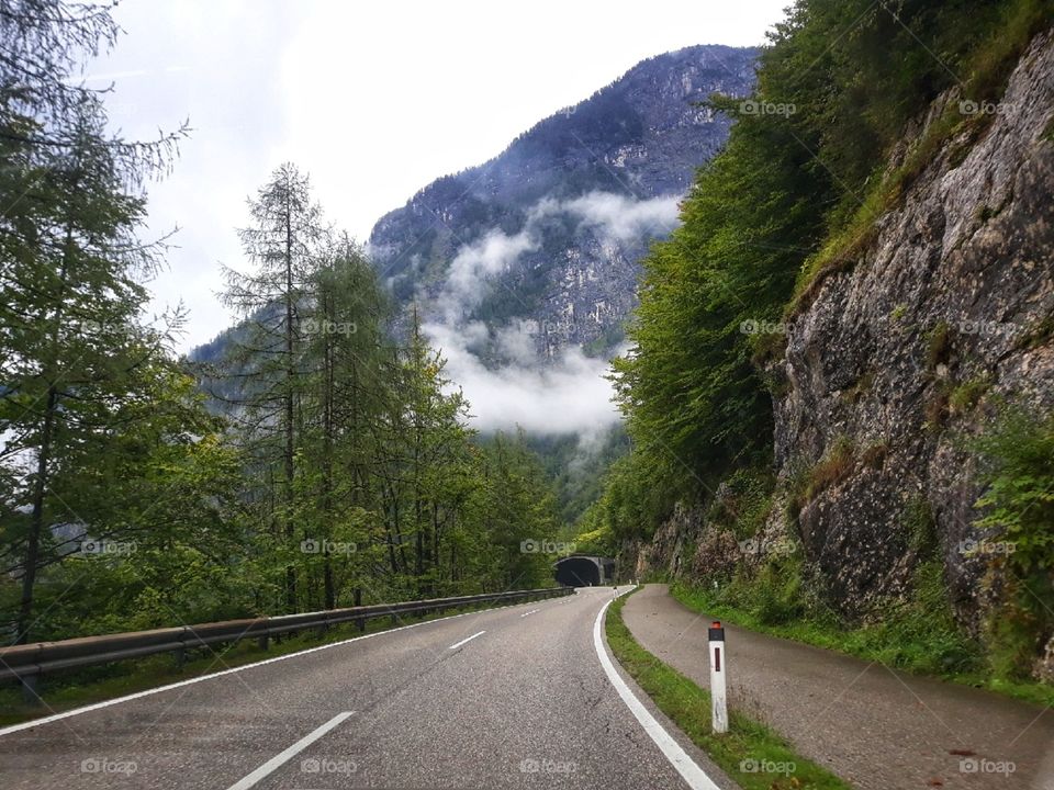 Going close to the mountains