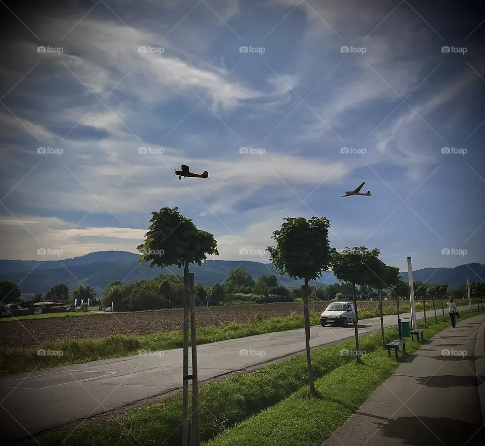 Walk to the airport