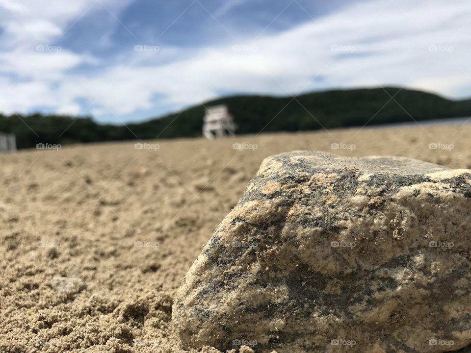 Sand and rock