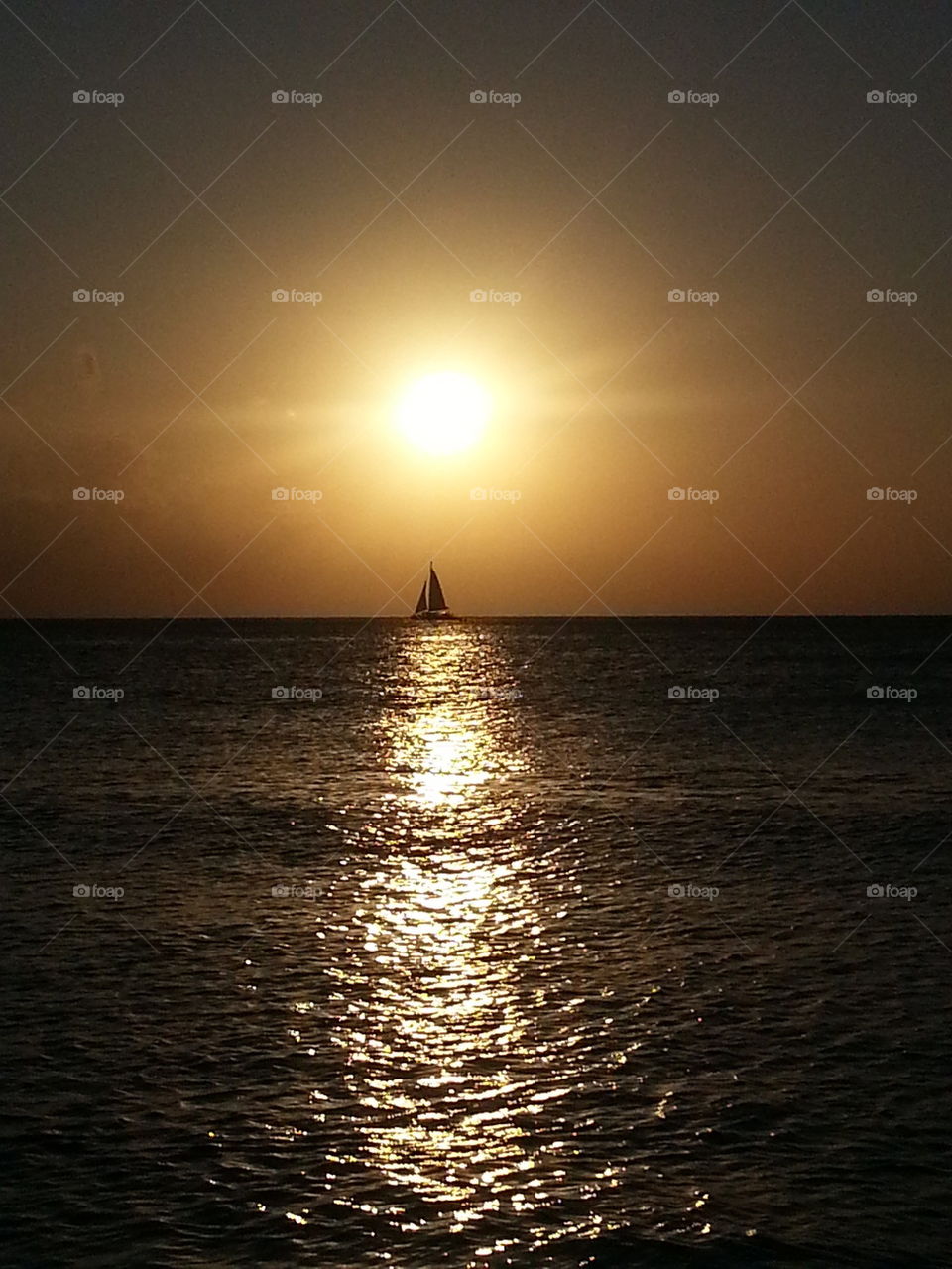 Sailing through the Sunset