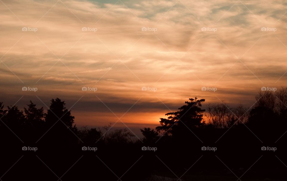 Sunset at Hammonasset State Park 