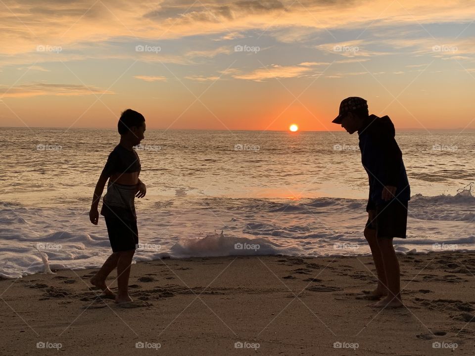 Beach play