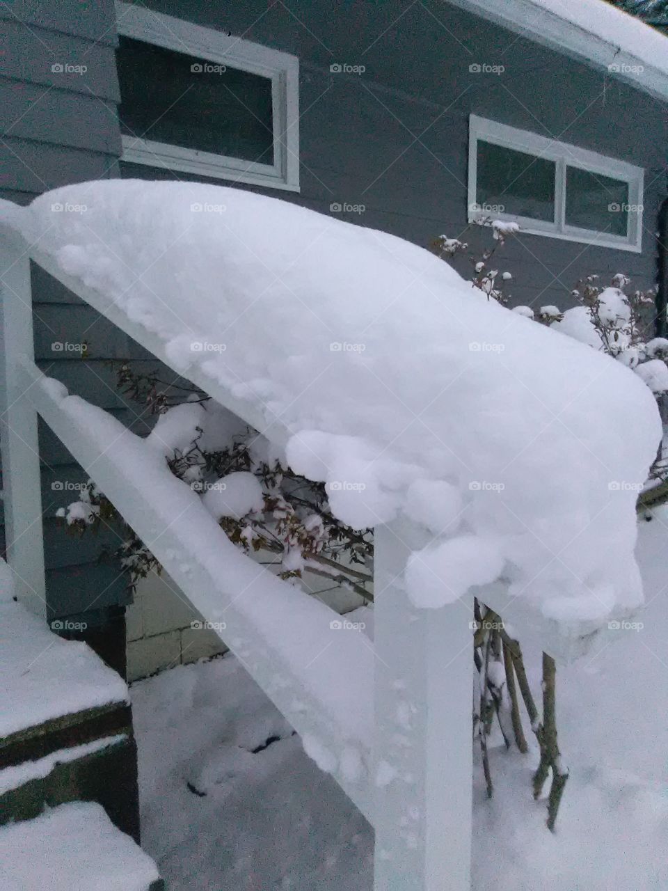 Snow's getting deeper