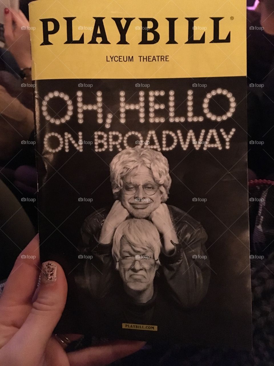 Broadway show in NYC