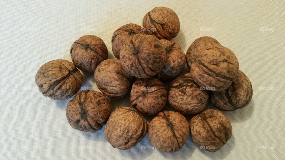 Close-up of walnuts