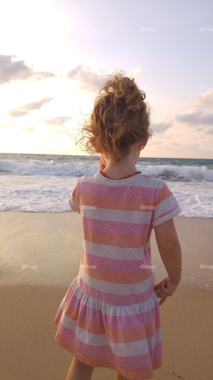Girl in the Beach
