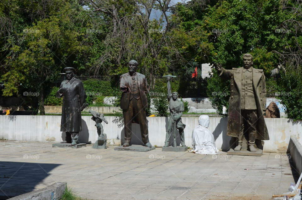 Communistic statue