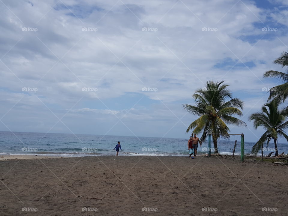 Costa Rica Beach. Limon.