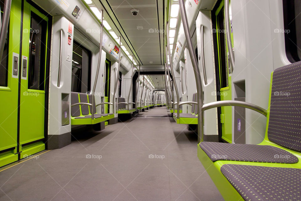 green city empty subway by ventanamedia