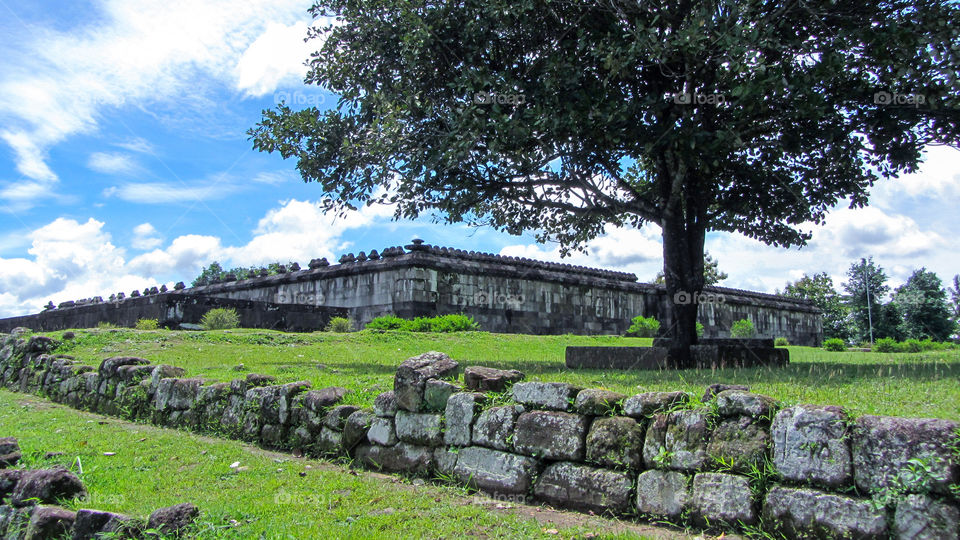 The ruins of ratu boko palace