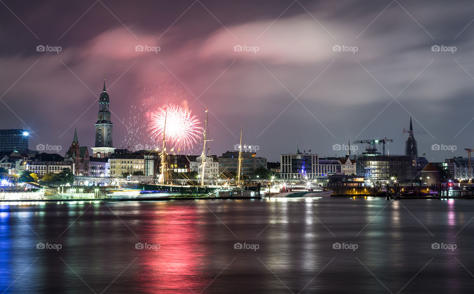 Hamburg fireworks