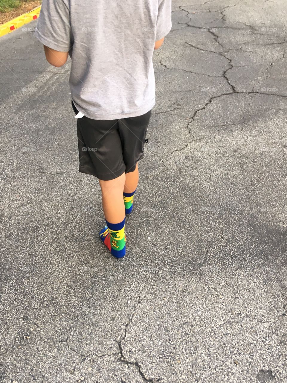 Street, Child, Road, Asphalt, Foot