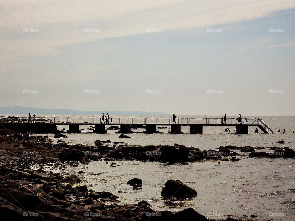 Pier at beach