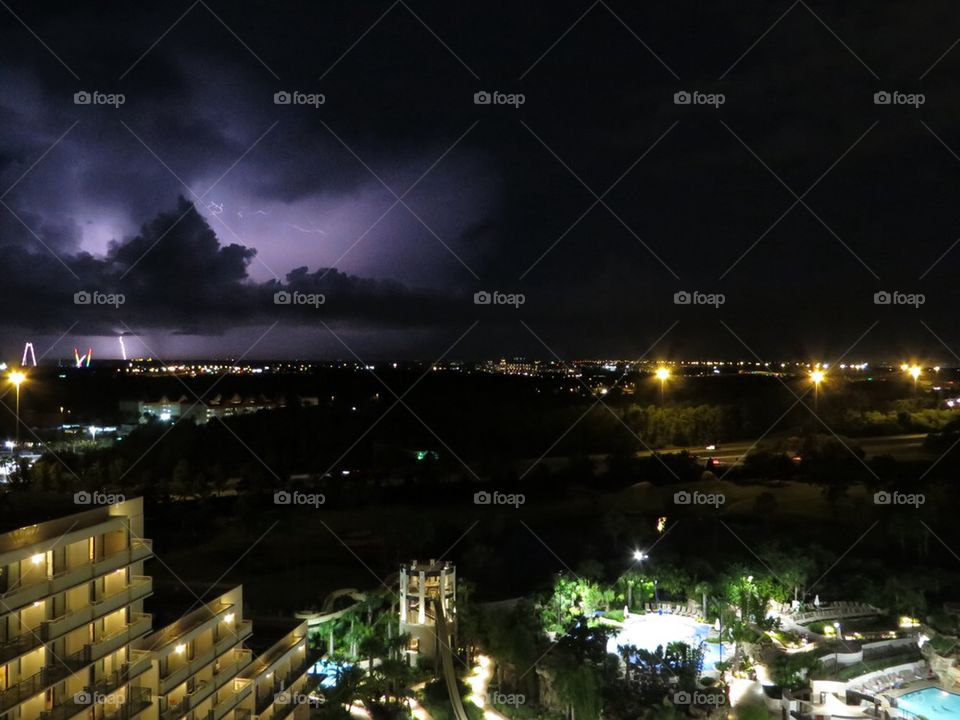 Lightning over Orlando 