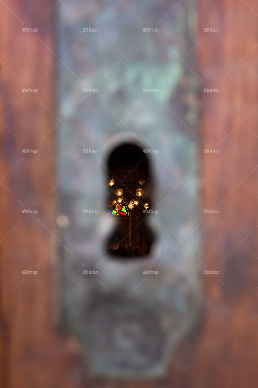 Looking beautiful light from Keyhole