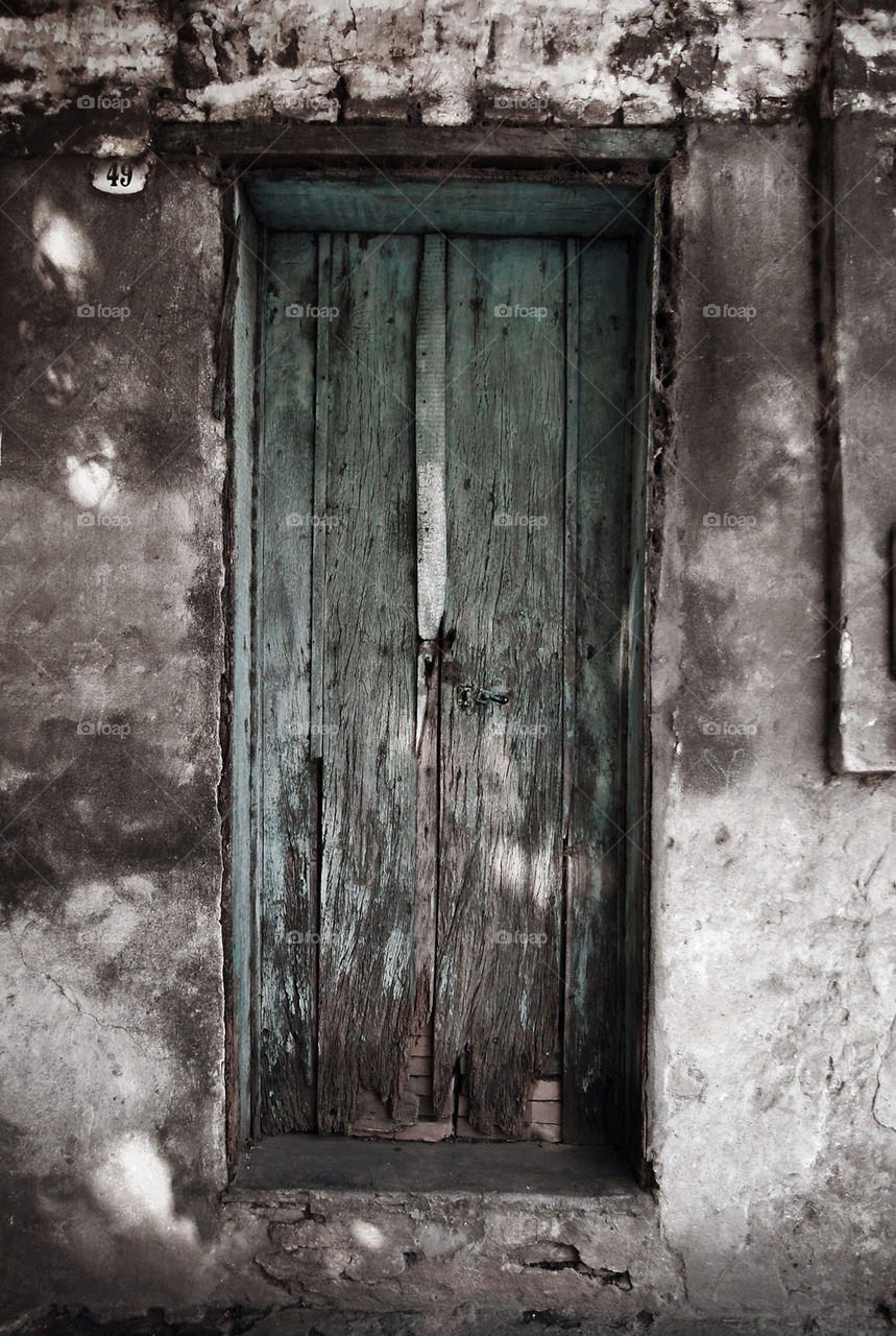 wood house door old by feerglas