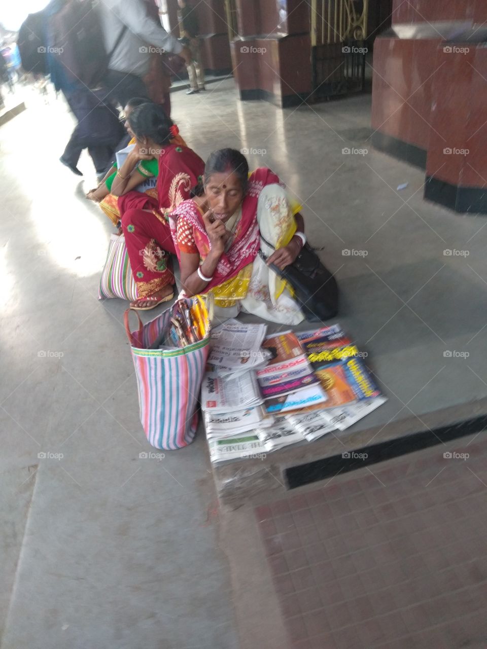 No taker of Evening News paper at Howrah Station