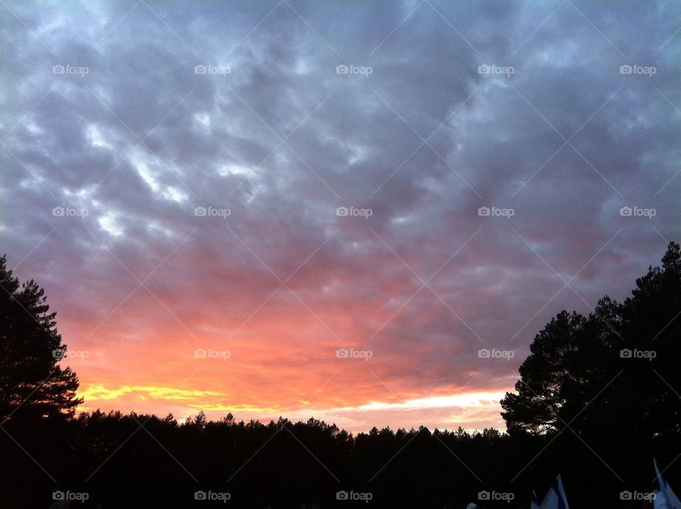 Sunset at Poland