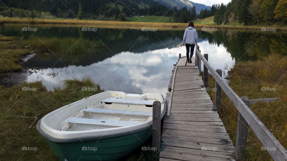 Lauenensee. This is a lake close to Gstaad in Switzerland