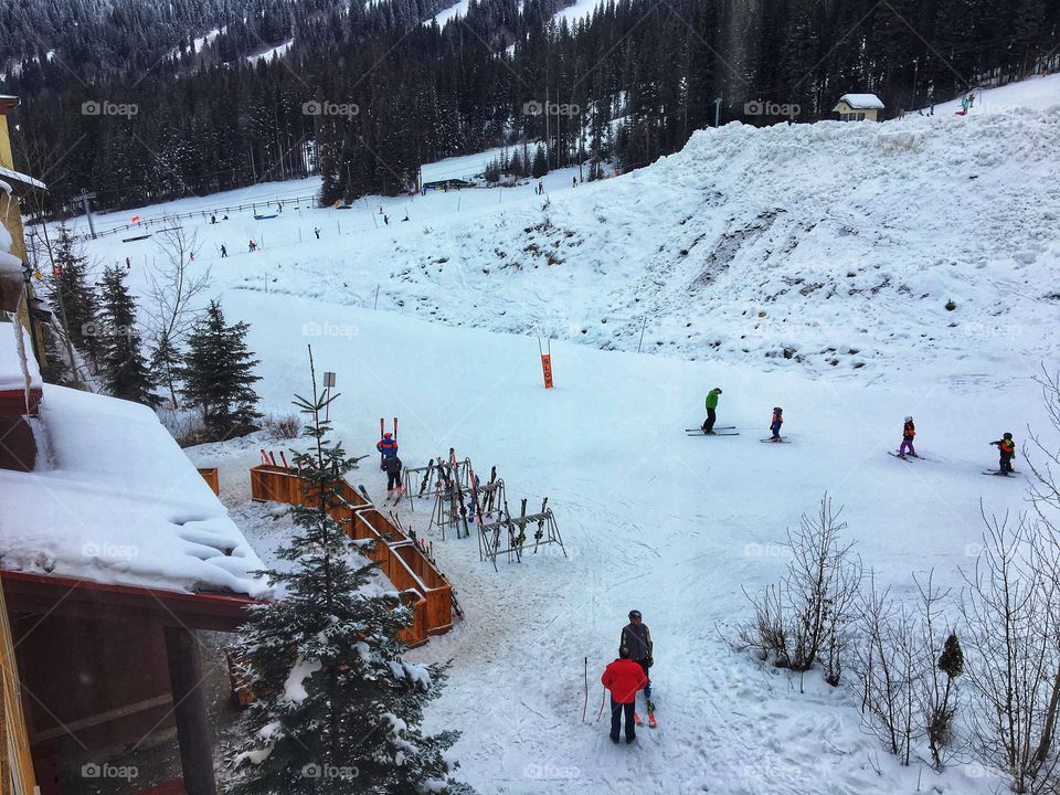 Sunpeaks ski resort! 