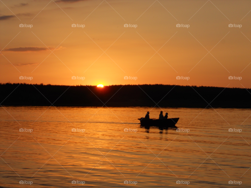 sweden summer sunset water by tert