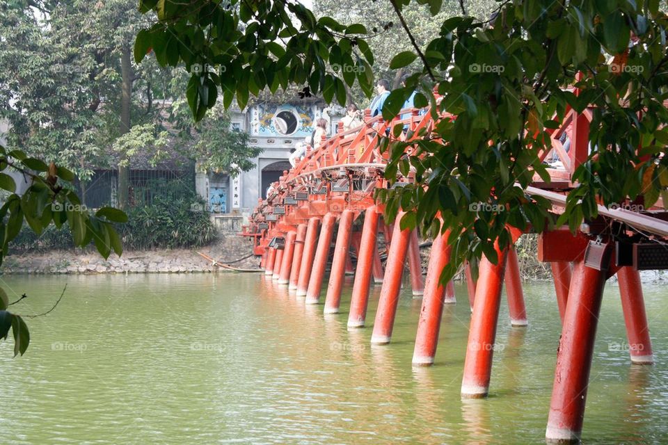 Red bridge Hanoi