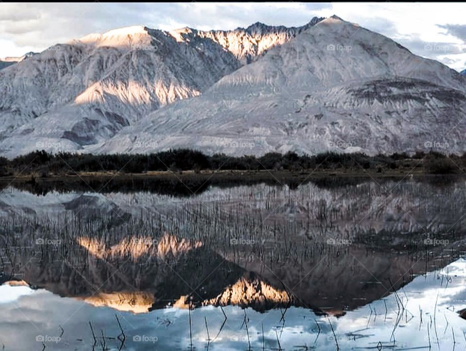 Mountain reflection